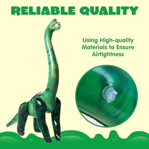 JOYIN 51" Brachiosaurus Inflatable Dinosaur Toy for Party Decorations, Birthday Party Gift, Gift for Kids and Adults - Image 3