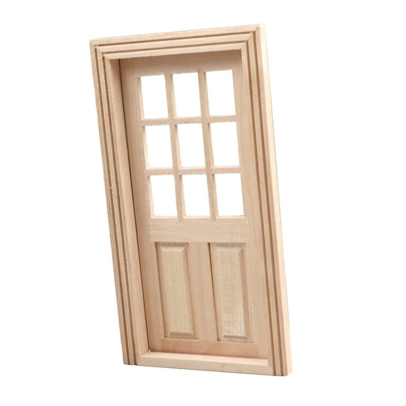DIY Mini Furniture Door Decor Scale Model Craft Kit For Dollhouses - Image 2