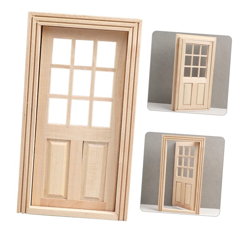 DIY Mini Furniture Door Decor Scale Model Craft Kit For Dollhouses - Image 5