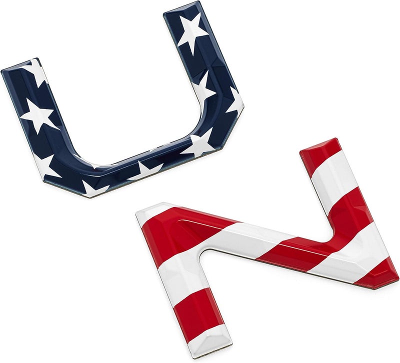 EyeCatcher Pro Series Tailgate Letter Inserts for 2014-2021 Tundra - RWB USA Flag - Image 1