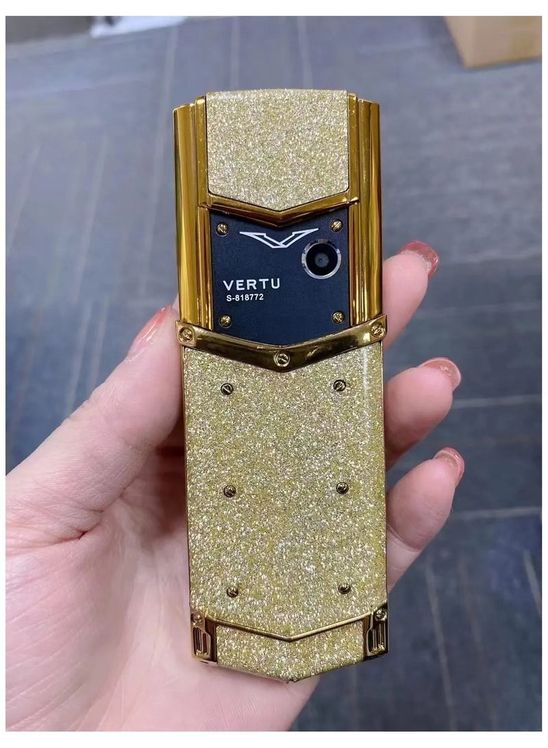 Hope Mini GSM Mobile Phone for Elderly | Luxury Dialer Keypad Cell Phone with Leather Back Cover | Compact, Easy-to-Use, High-Quality Design for Seniors | Long Battery Life - Image 4