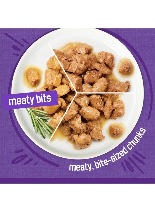 فريسكس طعام القطط الرطب بورينا فريسكيز بنكهة المرق، عبوة متنوعة من قطع اللحم - (عبوة من ٢٤ علبة) ٥.٥ أونصة - Image 5