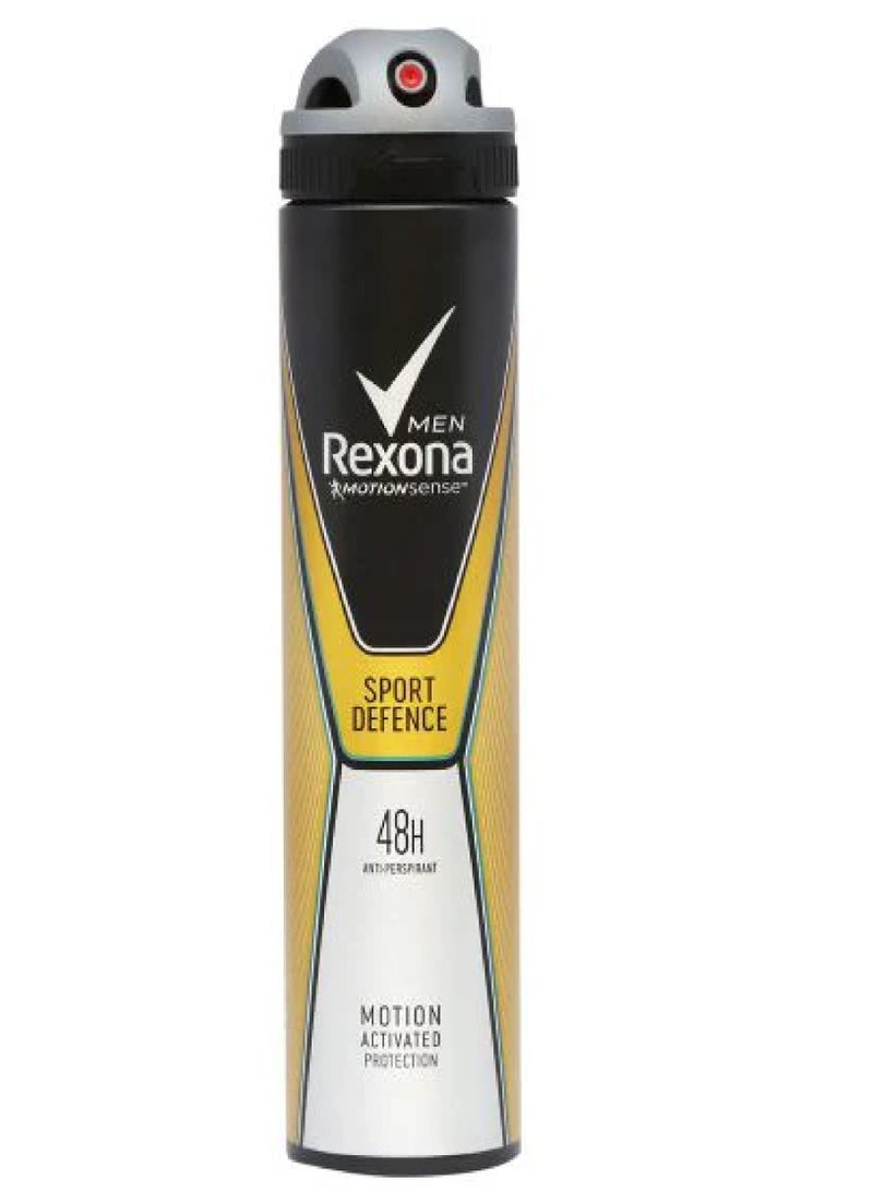 Rexona ريكسونا للرجال سبورت ديفينس مزيل العرق بخاخ 48 ساعة 200 مل