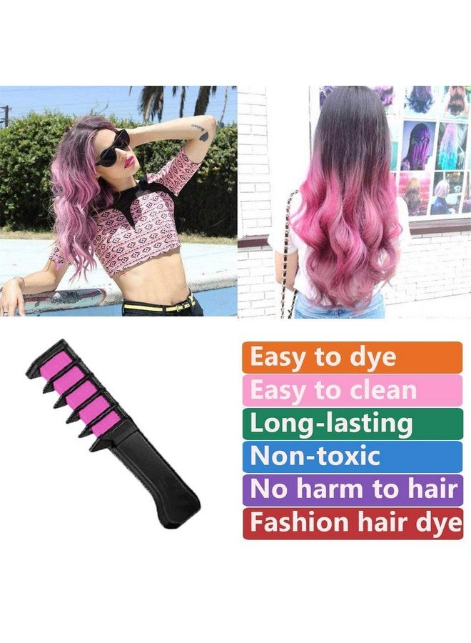 MSDADA Hair Chalk - New Hair Chalk Comb Temporary Bright Washable Hair Color Dye for Girls Kids with Hair Extensions Clips - Birthday Party Christmas Gifts Toys for Girls Kids Age 6-8-10-12 Years Old - Image 5