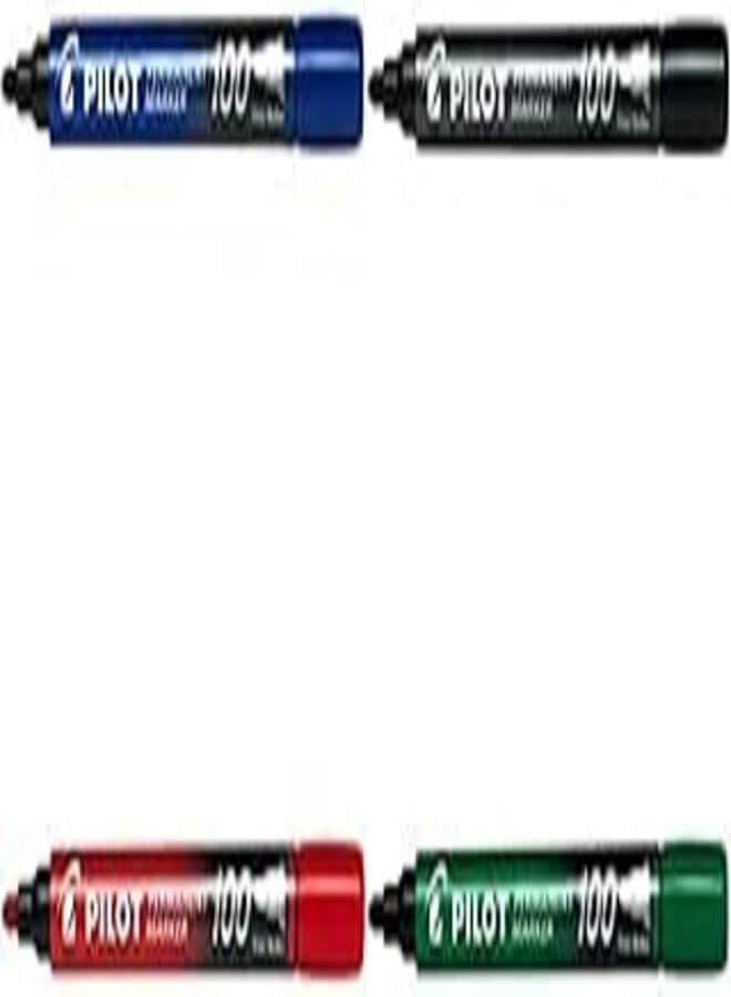 Pilot Permanent Marker Fine Bullet Tip -100 - Green