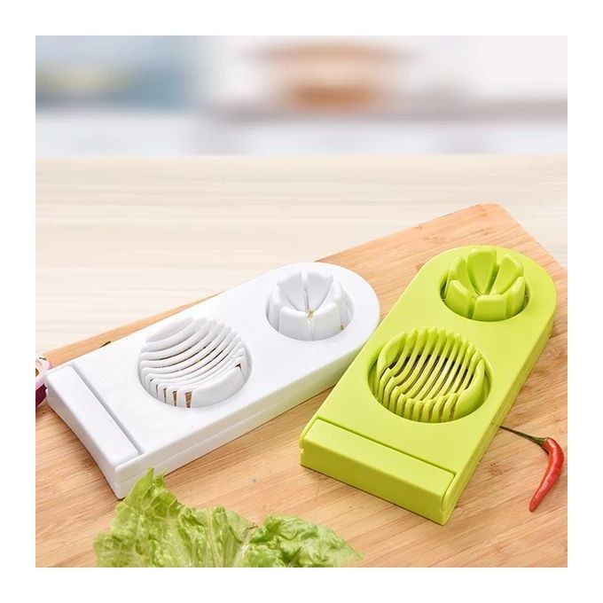 zoba Double Egg Slicer – Set of 2 – Two Different Slicing Styles – Assorted Colors - Image 3