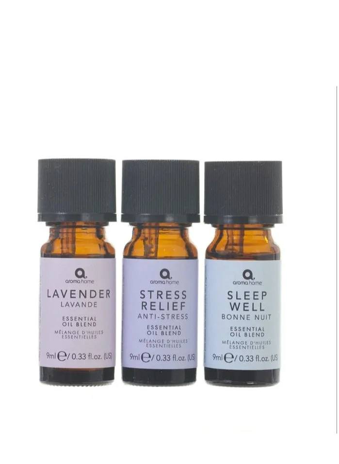 Aroma Home Favourites Essential Oil Blends 3x9ml