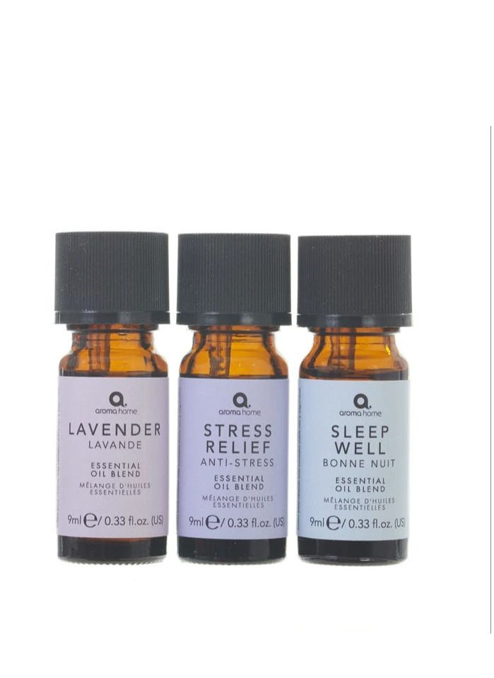Aroma Home - Favourites Essential Oil Blends 3x9ml - Image 1