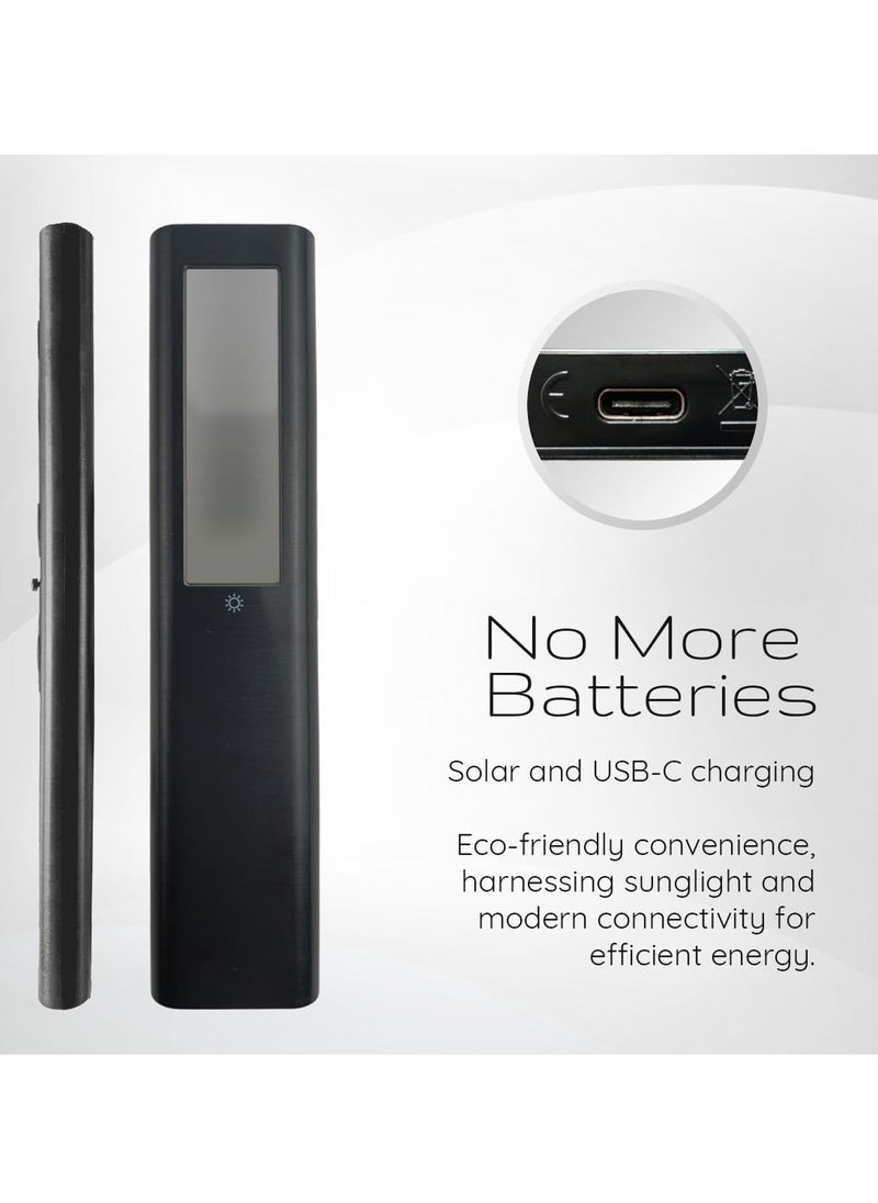 JAJEEK - Original OEM BN59-01385A 2021 Model Solar Voice Remote Control for Samsung Smart TVs, Compatible with Neo QLED, The Frame, and Crystal UHD Series, Eco-Friendly Solar Charging, Voice Control, Touchpad - Image 1