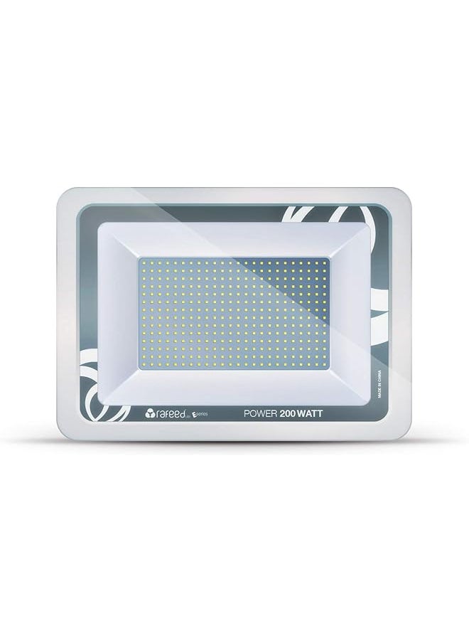 رافيد - 200 واط LED كشاف ضوء خارجي 17077Lm IP65 مقاوم للماء قابس في كشاف ضوء نهاري 6500K ضوء أبيض فائق السطوع ضوء أمان للفناء ملعب كرة السلة المرآب Rfe 0270 - Image 1