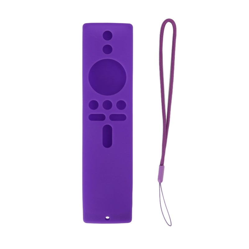 Anti Slip Remote Control Protective Cover Silicone Case for Xiaomi Mi Box S for Xiaomi Mi TV Stick Purple - Image 1
