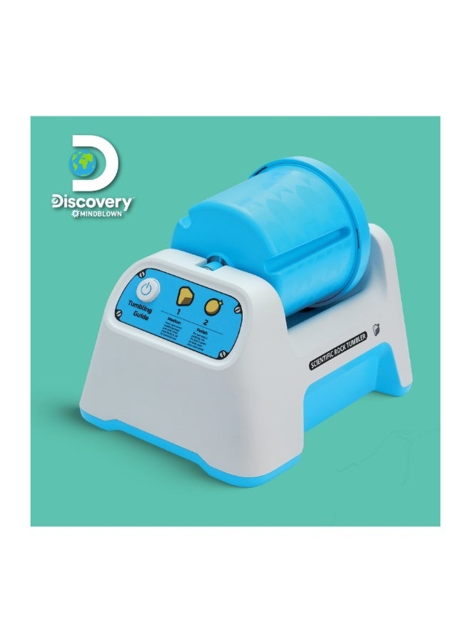 Discovery™ #MINDBLOWN Rock Tumbler Starter Kit – Stone Polishing Set with Rocks, Grit, Gem Case| STEM Science Project Kit for Kids & Beginners| Cool Toy for Boys & Girls Ages 8+ - Image 3