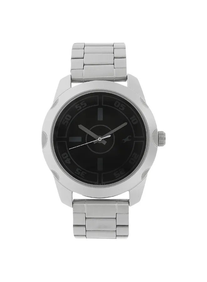 fastrack Men's Analog Round Shape Stainless Steel Wrist Watch - 3123SM01 - 52 Mm  - Image 1