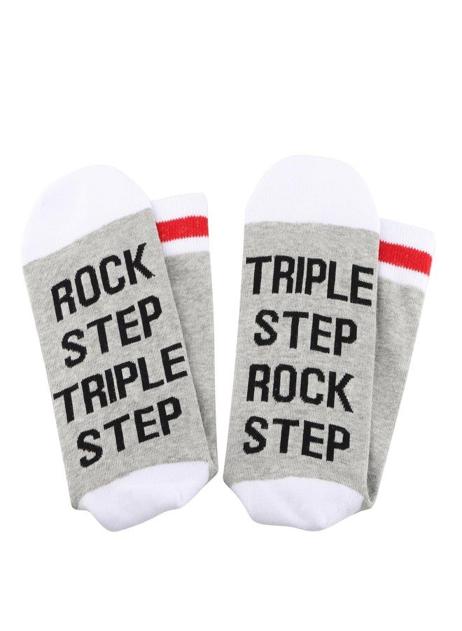 G2TUP Swing Dance Socks Swing Dancing Gifts Swing Dancer Gift Rock Step Triple Step Socks Lindy Hop Gift (Rock Step) - Image 4