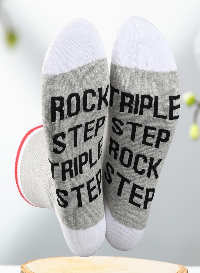 G2TUP Swing Dance Socks Swing Dancing Gifts Swing Dancer Gift Rock Step Triple Step Socks Lindy Hop Gift (Rock Step) - Image 3