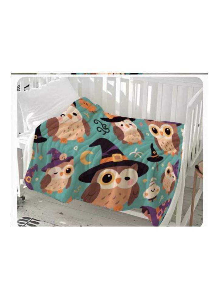 general Children's or student cartoon flannel thin blanket (warm and comfortable, suitable for sleep, games) 100cm*150cm - 1100 - Image 3