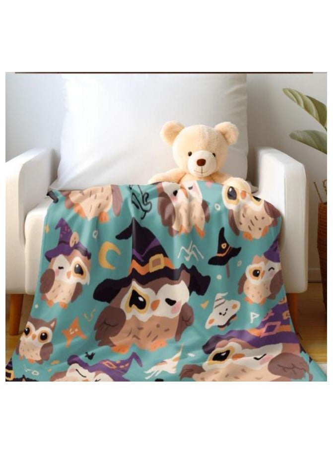 general Children's or student cartoon flannel thin blanket (warm and comfortable, suitable for sleep, games) 100cm*150cm - 1100 - Image 4