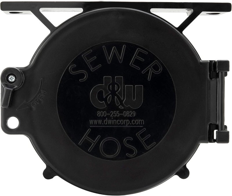 RecPro RV Super Tube Replacement Hatch Door & Bracket 6” x 6” x 2” | Durable Plastic End Caps for RV Sewer Hose Carrier Tubes | Latching Closure for Secure & Easy Access | 2 Pack - Image 4