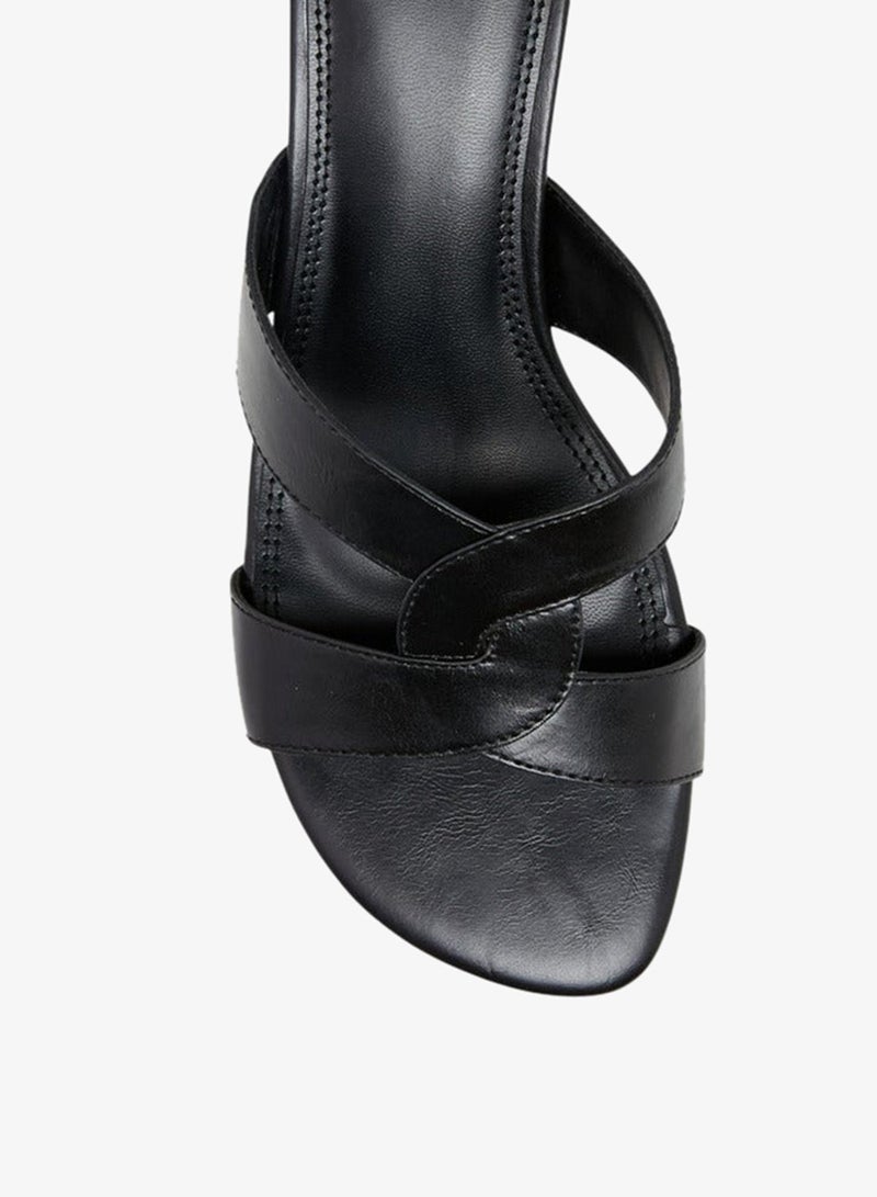 Celeste Women's Cutout Slip-On Sandals with Kitten Heels - Image 4