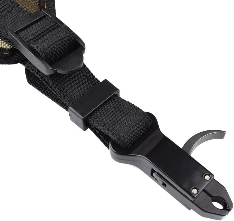 TY Archery Compound Bow Release Adjustable Archery Camo Wrist Strap Trigger Caliper Left Right Hand Youth Archer Target Practice (Pack of 1) - Image 3