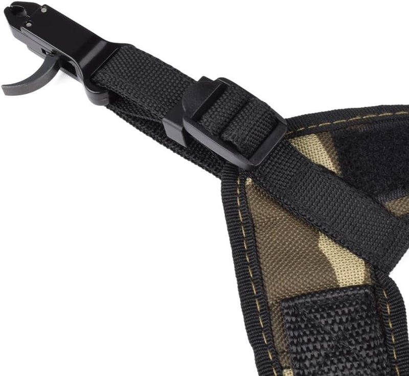 TY Archery Compound Bow Release Adjustable Archery Camo Wrist Strap Trigger Caliper Left Right Hand Youth Archer Target Practice (Pack of 1) - Image 4