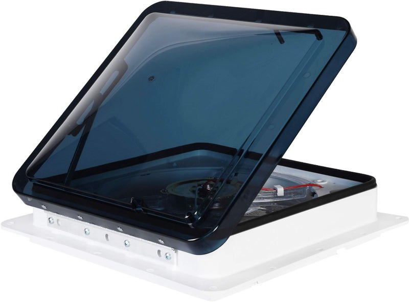 Dometic Fan-Tastic Vent RV Roof Vent with Thermostat, Automatic or Manual Variable Speed 12 Volt RV Vent Fan, Automatic Dome Lift and Rain Sensor, Model 7350 (White) - Image 3