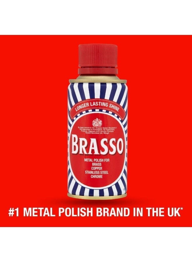Brasso Multi-purpose Metal Polish Brass, Copper, Stainless Steel Cleaner Liquid 200ml - Image 1