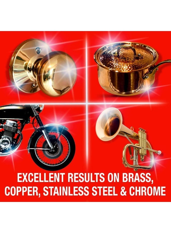 Brasso Multi-purpose Metal Polish Brass, Copper, Stainless Steel Cleaner Liquid 200ml - Image 4