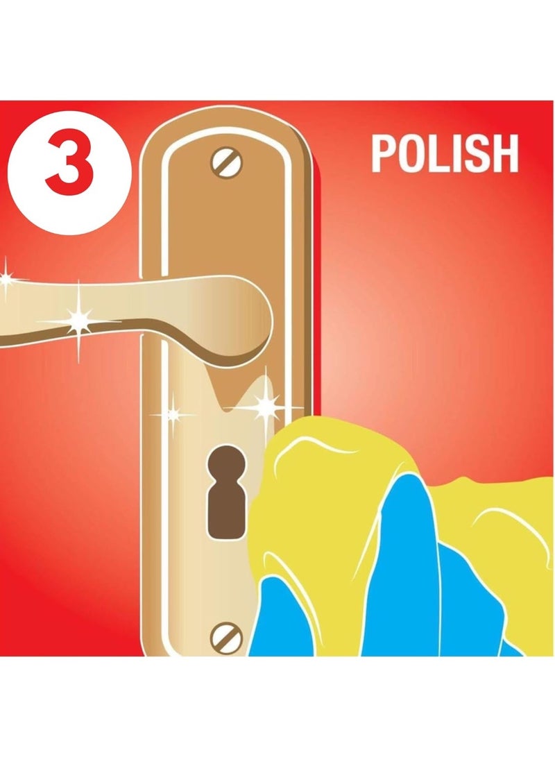 Brasso Multi-purpose Metal Polish Brass, Copper, Stainless Steel Cleaner Liquid 200ml - Image 3