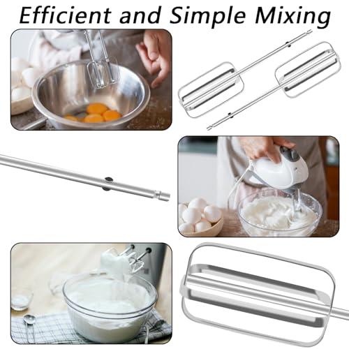 OXDFK 2 PCS Hand Mixer Attachments, Hand Mixer Attachments for Kitchenaid Stainless Steel Parts, Compatible with Hamilton Beach 62682rz 62692 62695v 64699 Mixer Parts - Image 4