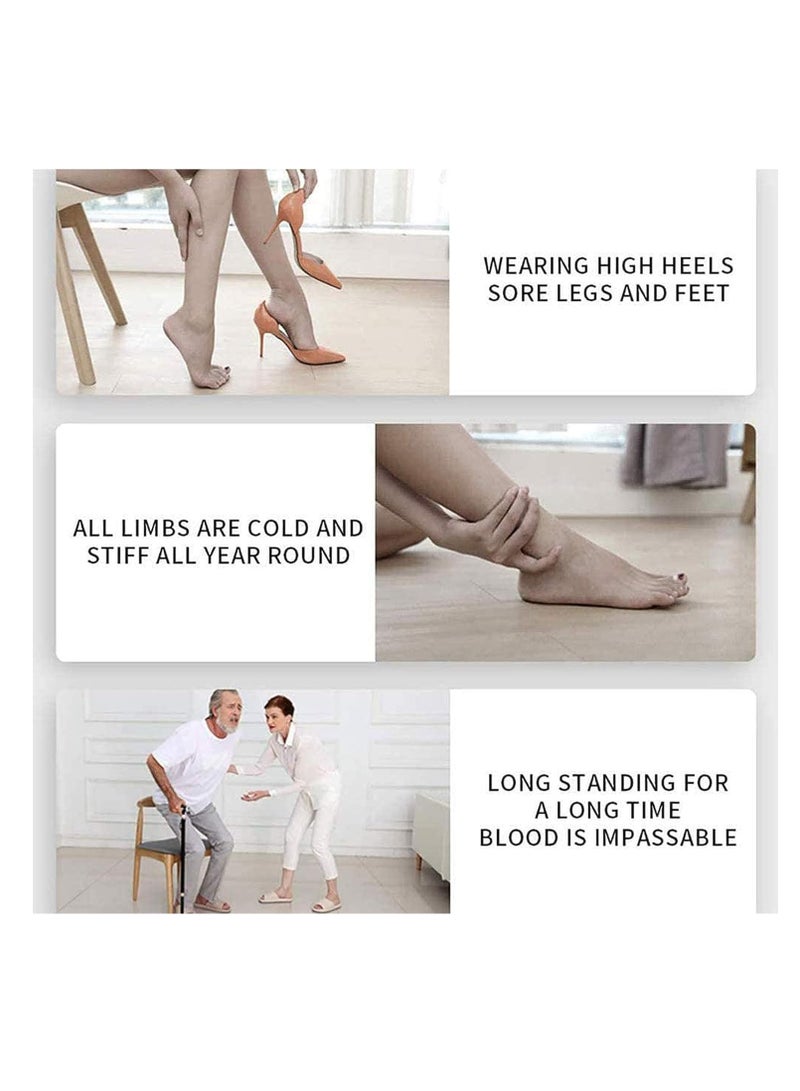 ECVV جهاز تدليك القدم ECVV EMS لإعادة تشكيل الساق - جهاز تدليك القدم الأوتوماتيكي بالكامل مع 9 مستويات من الكثافة، سجادة تدليك قابلة للطي ومحمولة لتحفيز العضلات مع إمكانية إعادة الشحن عبر USB - Image 4