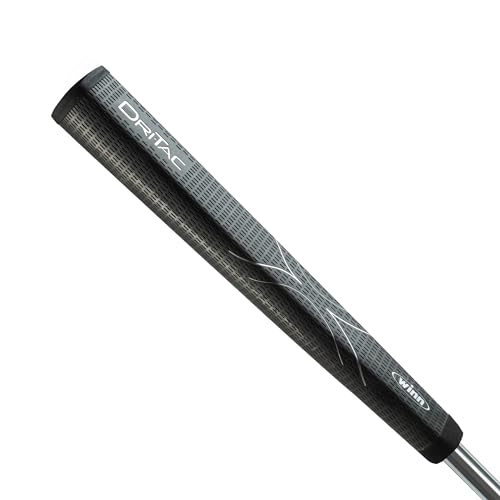 Winn DriTac Lite Jumbo Pistol Putter Golf Grip, Dark Gray - Image 1