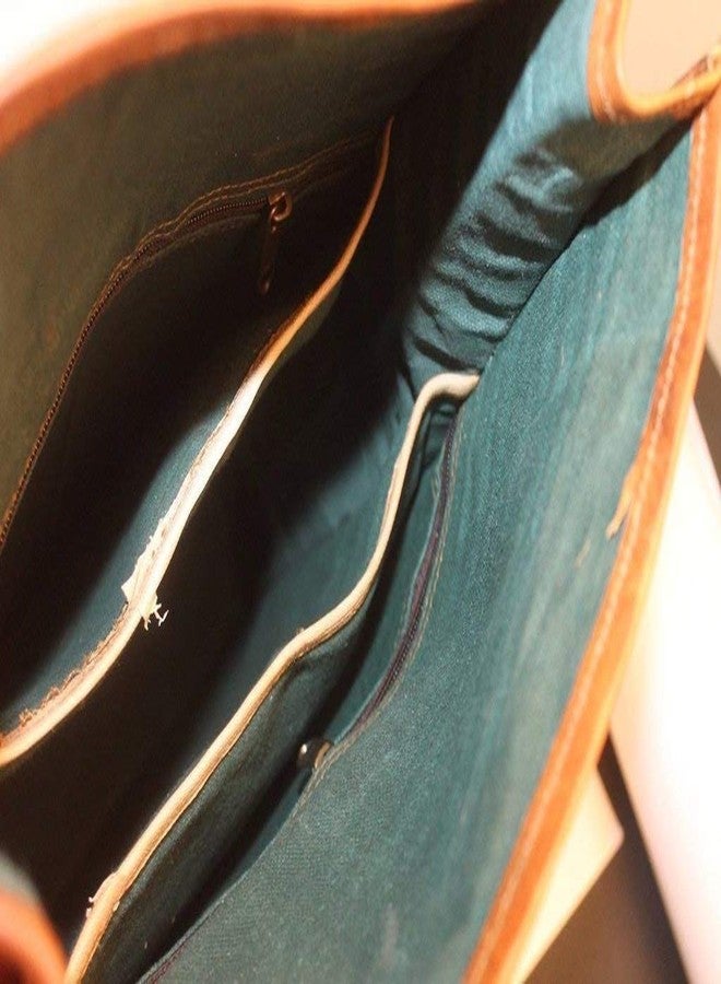 RSN Leather Bag Vintage Roll On Backpack Rucksuck/College Backpack - Image 4