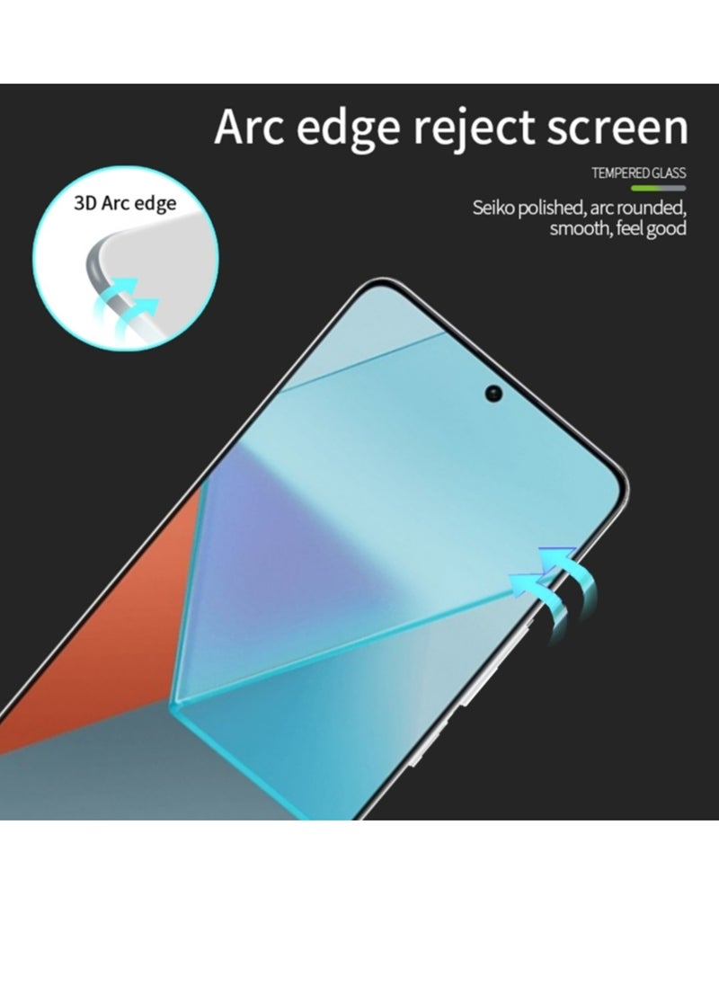 تيمبرد غلاس واقي شاشة زجاجي مقوى لهاتف Xiaomi Redmi 13C  - Image 3