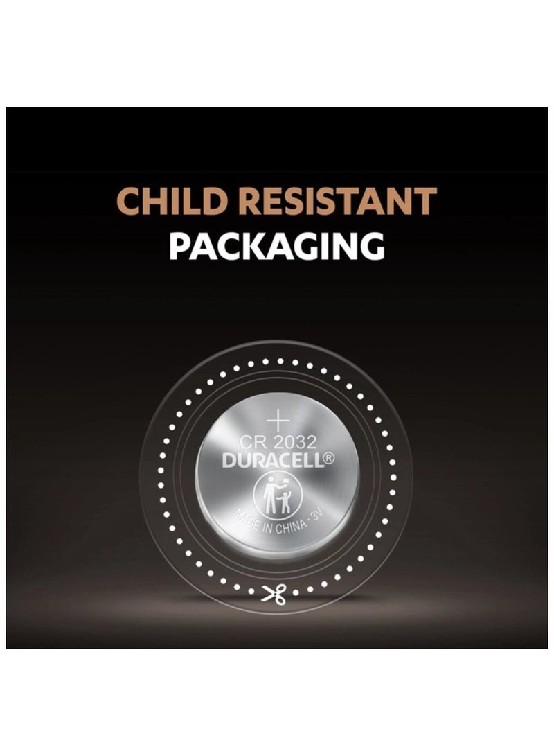 دوراسيل 2-Pieces Duracell CR2032 Lithium 3V Batteries - Image 2