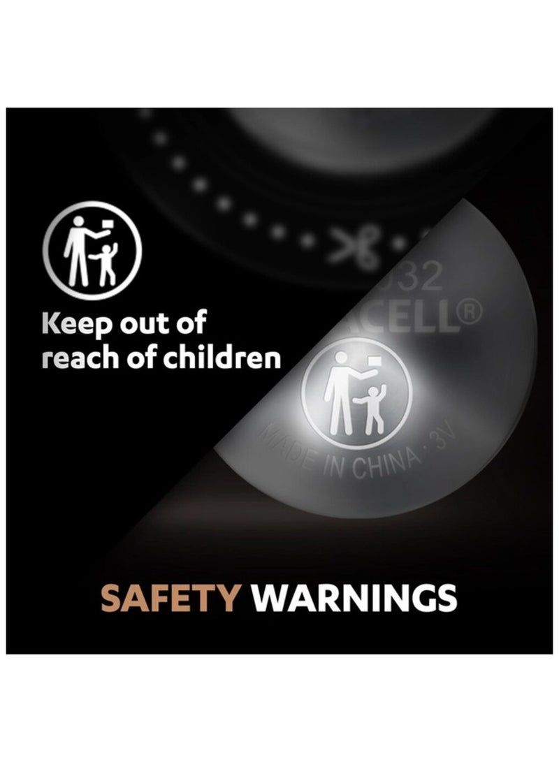 دوراسيل 2-Pieces Duracell CR2032 Lithium 3V Batteries - Image 4