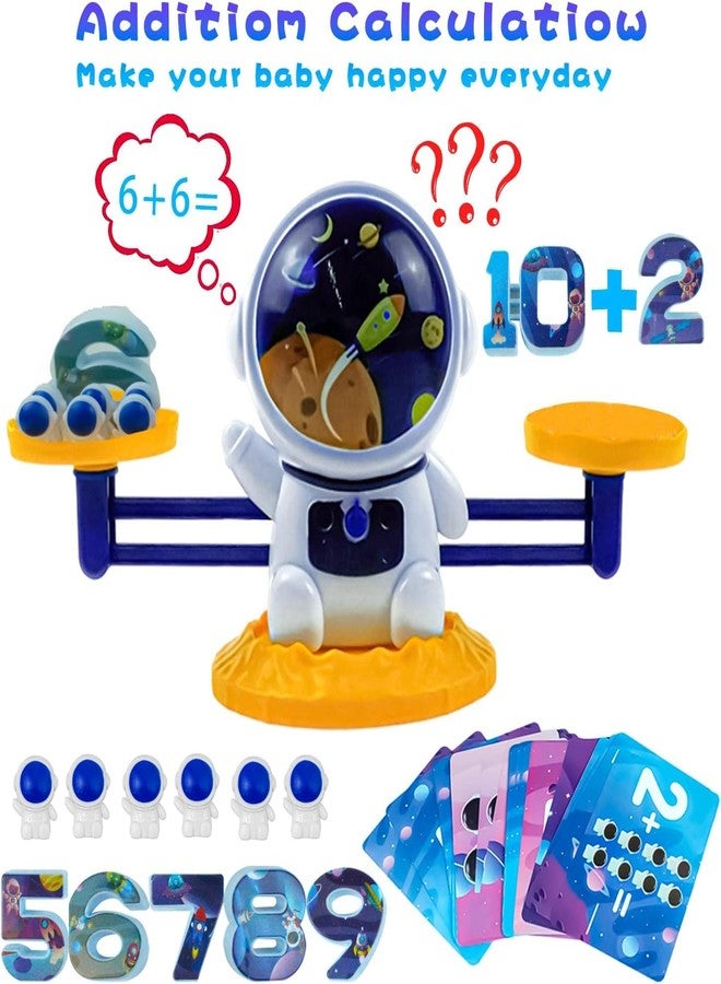 Slipps Balance Counting Cool Math Game for Kids - STEM Toys for 3 4 5 6 Year Olds Boys and Girls Educational Kindergarten -Astronaut Number Learning Material - Image 4
