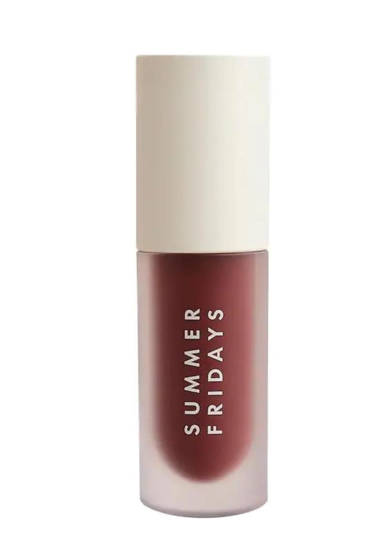SUMMER FRIDAYS Dream Lip Oil for Moisturizing Sheer Coverage Rosewood Nights 4.5ml  - Image 1