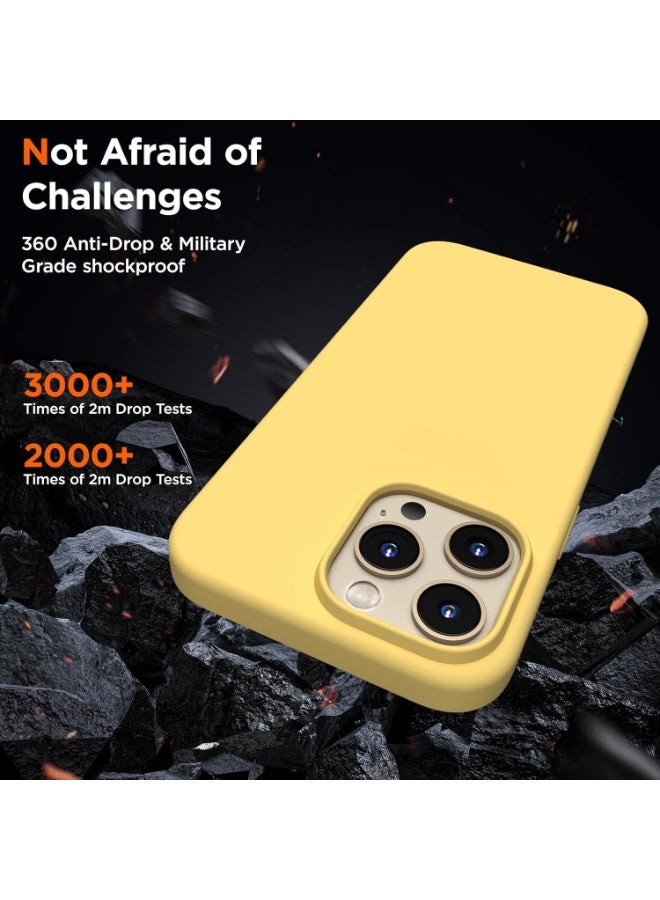 iPhone 14 Pro Case Cover Silky-Soft Touch Full-Body Protective Case with Microfiber Lining Cover For iPhone 14 Pro 6.1-inch - Image 5