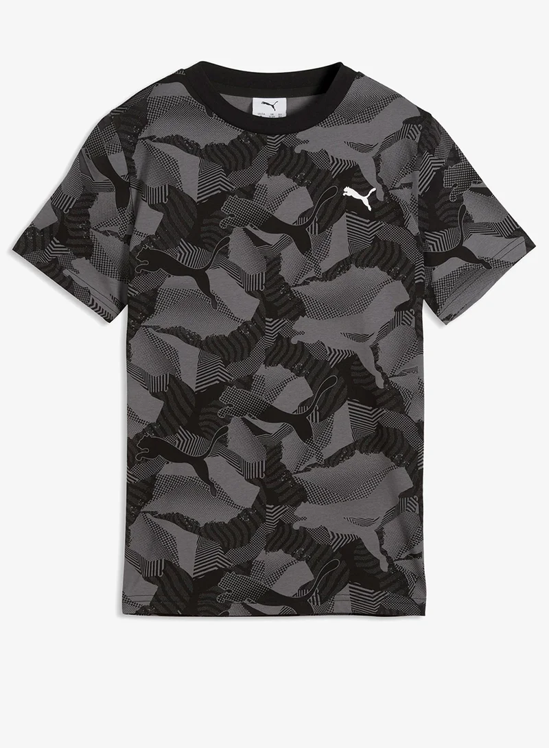 PUMA Youth Essential Logo Lab Story 2 Aop T-Shirt