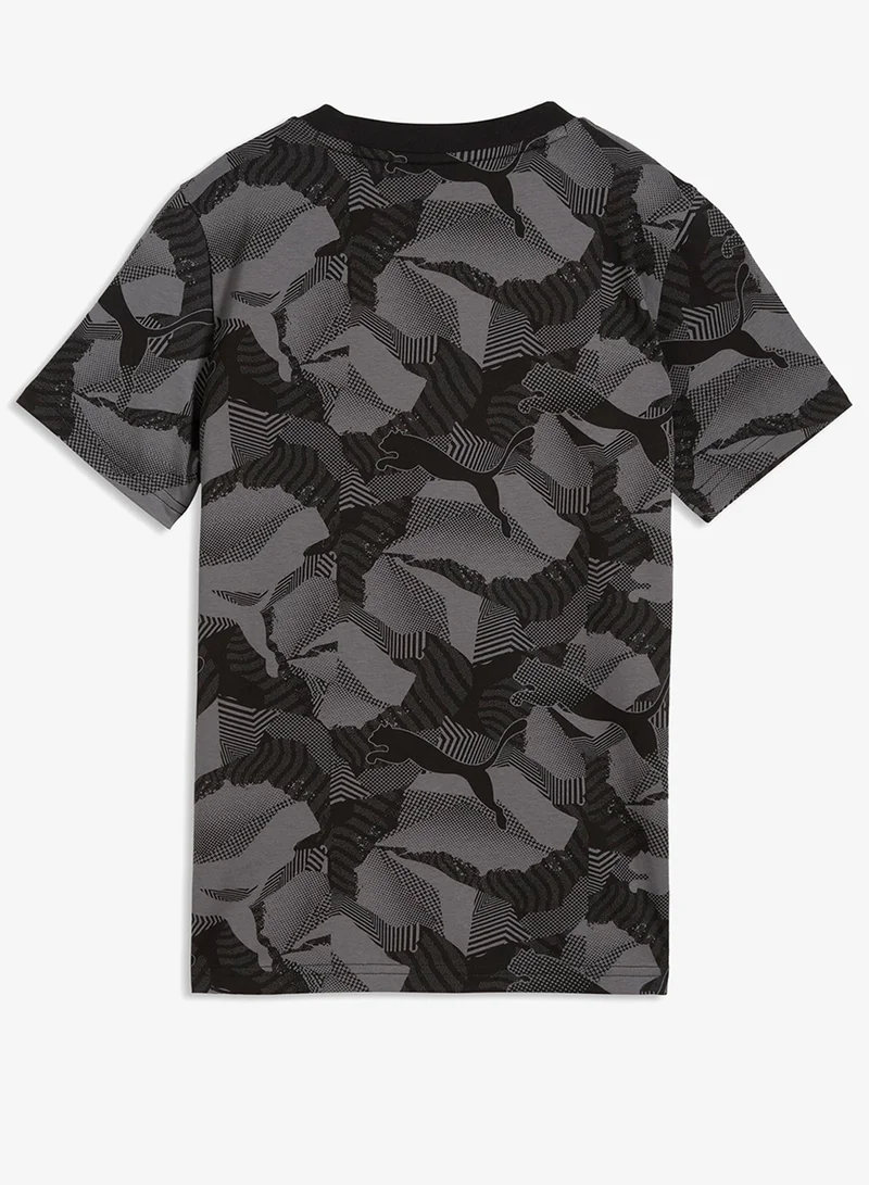 PUMA Youth Essential Logo Lab Story 2 Aop T-Shirt