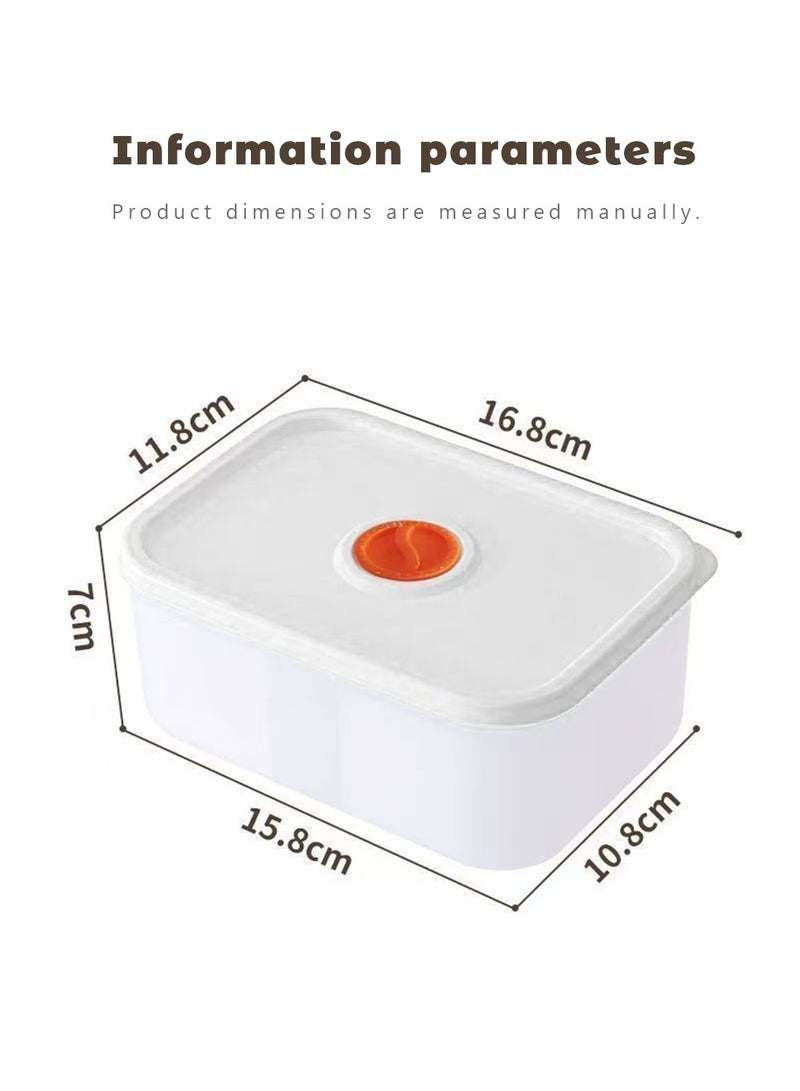 14-piece set of food storage containers with lids, leak-proof meal prep containers, for kitchen storage, reusable plastic, microwave and dishwasher safe, transparent - Image 5
