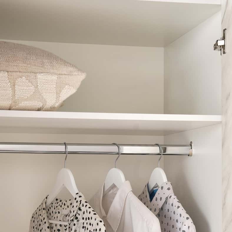 Pan Home خزانة حجرية بـ 5 أبواب مع مرآة - بلوط - Image 5