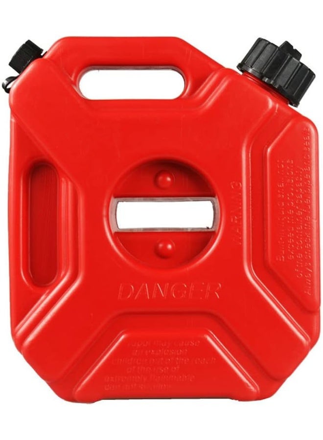 Trezvo Fuel Tanks 5L Portable Gasoline Diesels Containers Anti-Static Backup Petrol Storage Tanks with Lock & Key for Car Motorcycle Truck SUV ATV Off-Road Vehicle - Image 3