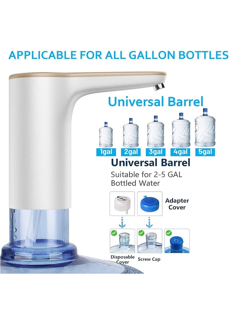 Water Bottle Pump, Water Bottle Dispenser for 5 Gallon Jug, USB Charging Automatic Drinking Water Switch for Universal Bottles - Image 2