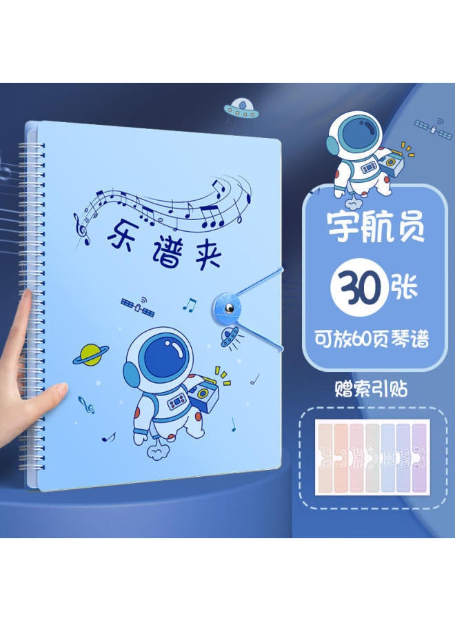 Four Seasons Music Clip Can Be Modified A4 Music Music Folder Expanded Non-reflective Music Transparent - Image 1