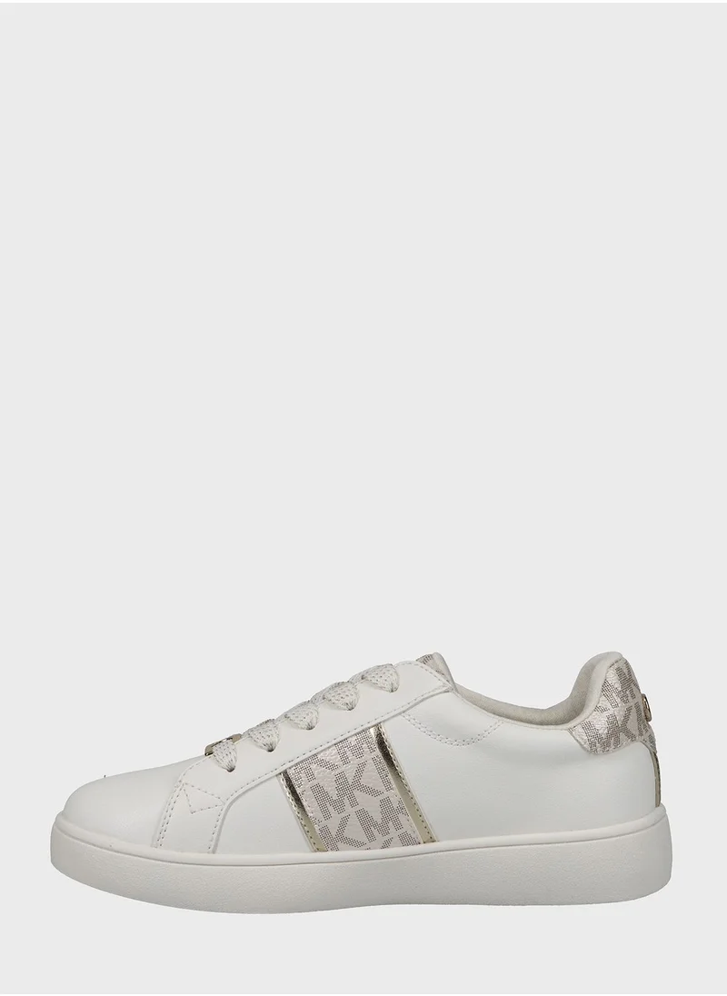 Michael Kors Youth Jem Maxine Low Top Lace Up Sneakers