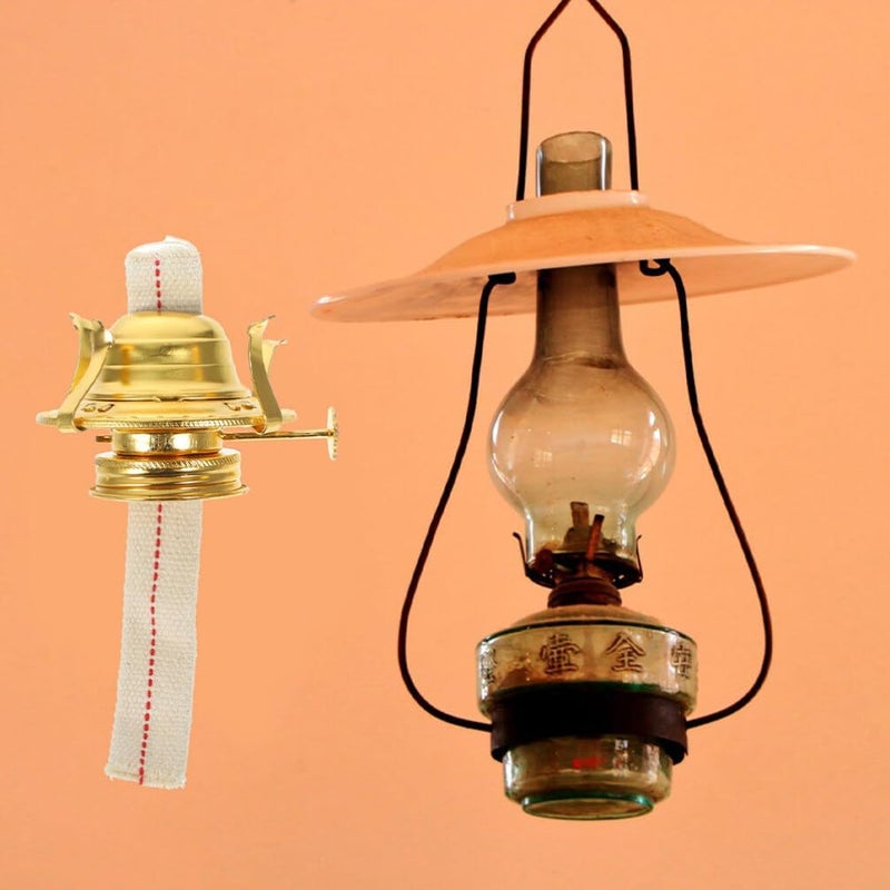 VOSAREA 2pcs Retro Kerosene Lamp Burner Brightness Holder for Oil Lamps Fit for Wick for Indoor and Outdoor Use - Image 3