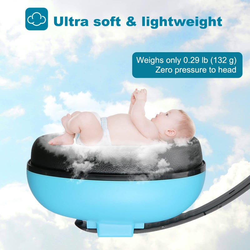 ProCase Baby Headphones for Noise, NRR 22 dB Ear Muffs for Airplane Sleep, Noise Cancelling Headphones, Infant Toddler Ear Protection 3 Months to 2 Years - Blue - Image 4