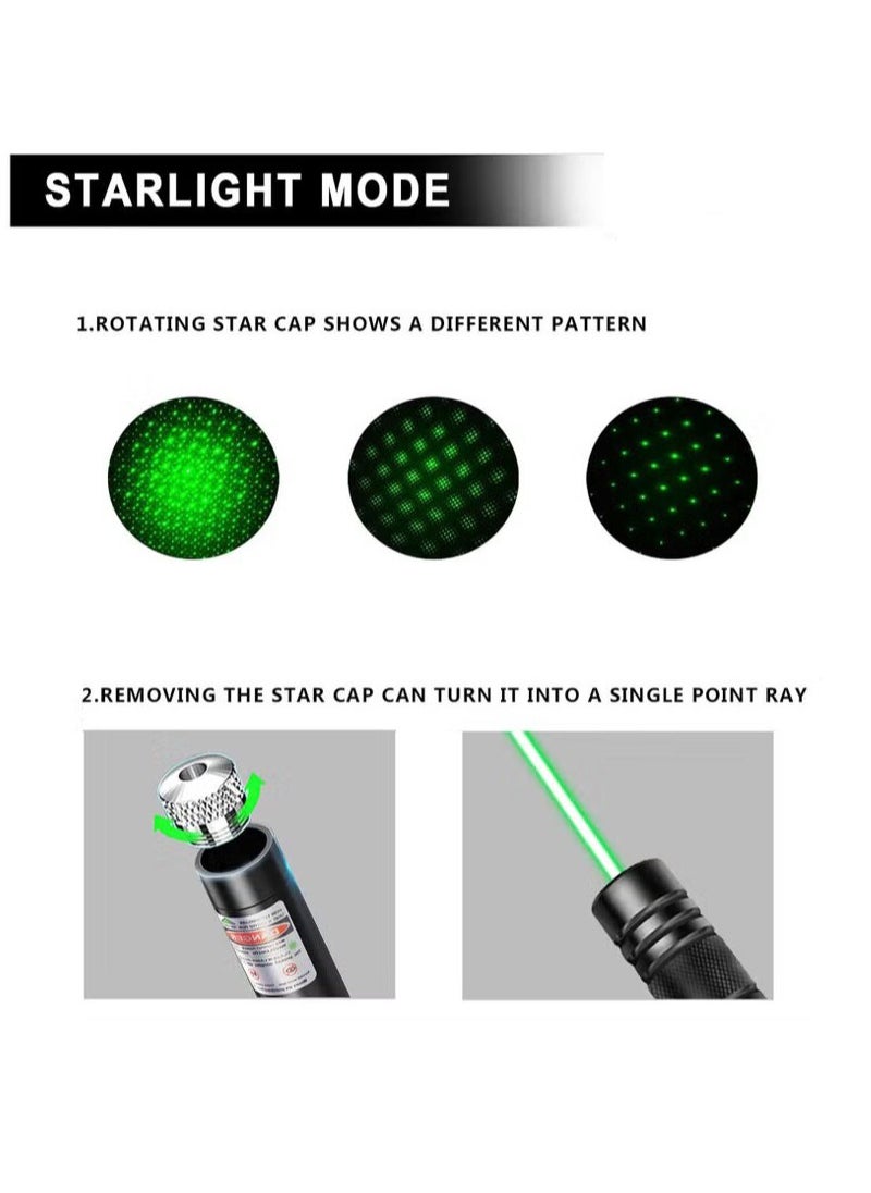 Laser Torch Light, USB Rechargeable Laser Flashlight, Multipurpose Green Laser Point, Pen Laser